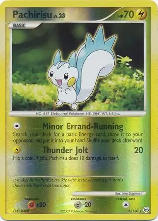 Diamond & Pearl Pachirisu #35/130 reverse holo